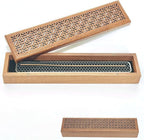 Incense Holder Burner, Coffin Incense Box Holder for Sticks,Wooden Incense-Stick Holder&Ash Catcher for Meditation/Yoga Room/Bedroom/studyroom/Office (Incense Holder Box)