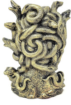 New Age Imports, Inc. - MEDUSA Backflow Incense & Cone Burner Waterfall Effect -Backflow Incense Burner: Elevate Your Space with Serenity in Motion-Mesmerizing Waterfall Smoke Effect (MEDUSA-BFL-44)