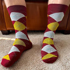 tiemart Men's Socks, Fits Men's Shoe Sizes 8-12