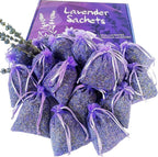 Cedar Space 32 Lavender Sachet Bags for Drawers and Closets Filled with Premium Dried Lavender Smell Good Products Long Lasting Bridal Shower Favors Home Fragrance Sachet Packets for Clothes Storage