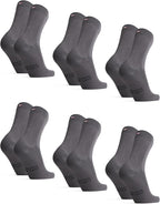 DANISH ENDURANCE Viscose Dress Socks, Premium, Soft, Breathable, Dress Socks for Men & Women, Unisex, 6-Pack