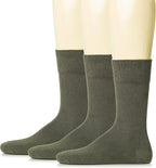 Hugh Ugoli Mens Cotton Dress Socks, Plain Colors, Regular Fit, Crew, Casual Socks, Shoe Size 6 to 15 (3 Pack)