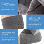 Men’s Argyle Dress Socks, Combed Cotton, Pack of 3