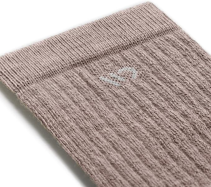 Wide Open Micro Crew Men's Socks - Merino Wool Socks for Men, Everyday Wide, Crew for Wide Feet (Style 9001)