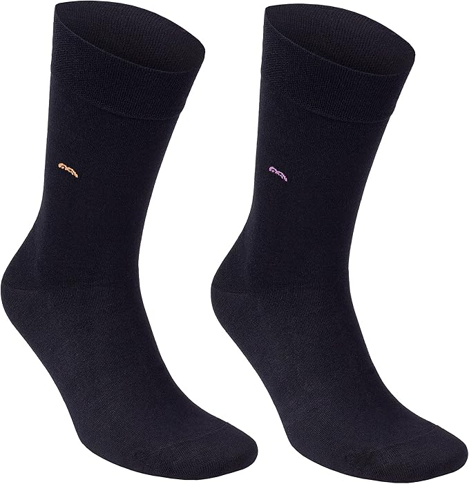Men’s Dress and Trouser Socks – Premium Rayon Made From Bamboo, Crew Socks (6 pair + Gift box)
