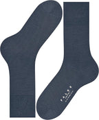 FALKE Men's Airport Dress Socks, Premium Merino Wool Cotton Blend, Sustainable Luxury, Eco-Friendly Business Casual, 1 Pair