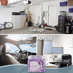 SMELLS BEGONE Odor Eliminator Gel Beads - 12 oz, Pack of 6 - Eliminates Odor in Bathrooms, Cars, Boats, RVs & Pet Areas - Air Freshener - Made with Essential Oils - Lavender Vanilla Scent