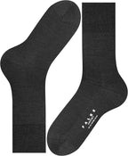 FALKE Men's Airport Dress Socks, Premium Merino Wool Cotton Blend, Sustainable Luxury, Eco-Friendly Business Casual, 1 Pair