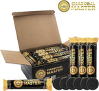 Coal Instant Light – Incense Instant Coal Disks – Coal Tablets – Charcoal Disks – Set of 10 Coal Rolls – 40 mm Quick Light Charcoal Briquettes – Natural Coal Disks – Slow Burn and Low Smoke (600)