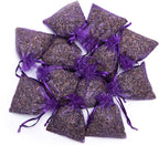 Bag of 12 Sachets Dried Lavender Flower Lavender Sachets for Drawers and Closets, LV-B-1