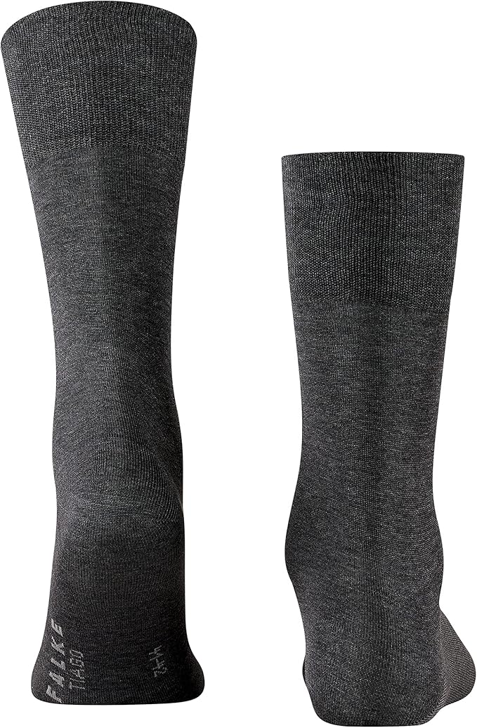 FALKE Men's Tiago Dress Socks, Sustainable Cotton, Crew, 1 Pair