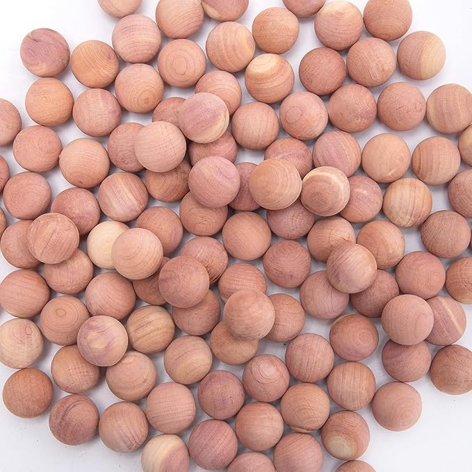 180 Pcs Cedar Balls for Clothes Storages, Home Fragrance Sachets for Closet, Drawer, Dresser, Wardrobe and More, LV-D-CC-2