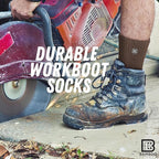 Bamboo Sports Premium Bamboo Crew Work Socks- Moisture Wicking, Odor Eliminating