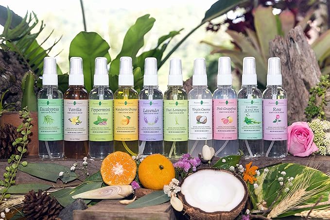 Tulip Linen & Room Spray, Natural Aromatic Bathroom Spray Made with Pure Essential Oils, Home Fragrance for Relaxation and Odor