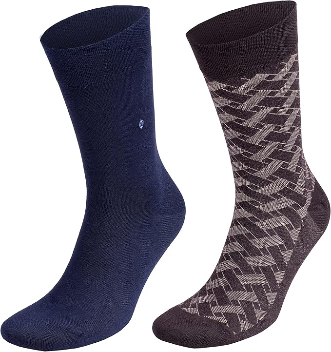 Men’s Dress and Trouser Socks – Premium Rayon Made From Bamboo, Crew Socks (6 pair + Gift box)