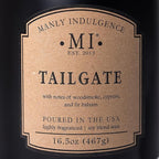 Manly Indulgence Tailgate Scented Candles for Men, 2 Wick, 16.5 oz Premium Soy Blend Wax, 60H Burn, Candles for Home Scented - Made in The USA