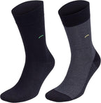 Men’s Dress and Trouser Socks – Premium Rayon Made From Bamboo, Crew Socks (6 pair + Gift box)