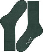 FALKE Men's Airport Dress Socks, Premium Merino Wool Cotton Blend, Sustainable Luxury, Eco-Friendly Business Casual, 1 Pair