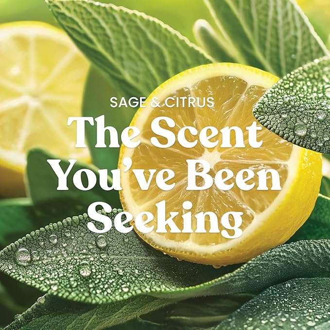 Yankee Candle Sage & Citrus Scented Candle, 22oz Large Jar with up to 150 Hour Burn Time, Giftable, Birthdays