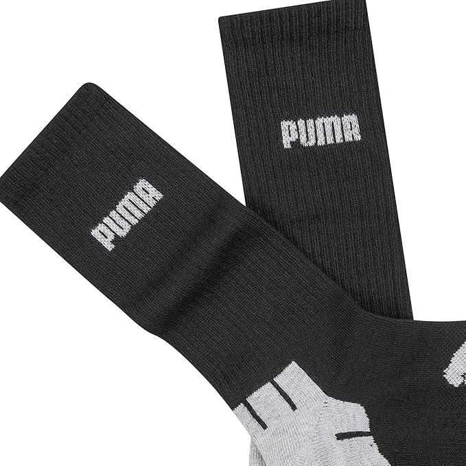 PUMA mens 6 Pack Crew Socks