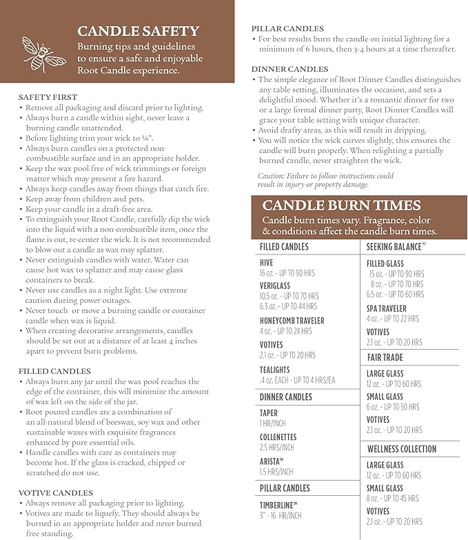 Root Candles Scented Spa Candles Seeking Balance® Handcrafted Wood Wick Aromatherapy Candle, 6.5-Ounce, Seduce: Patchouli Anise