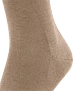FALKE Men's Airport Dress Socks, Premium Merino Wool Cotton Blend, Sustainable Luxury, Eco-Friendly Business Casual, 1 Pair