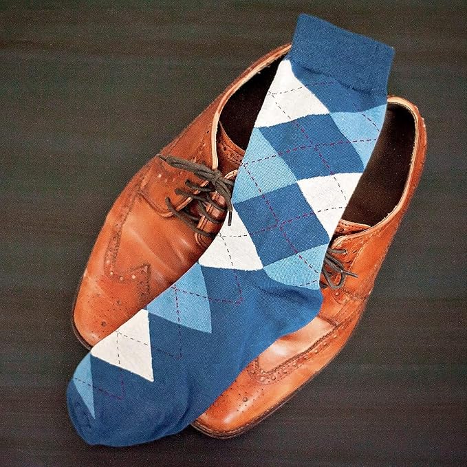 tiemart Men's Socks, Fits Men's Shoe Sizes 8-12
