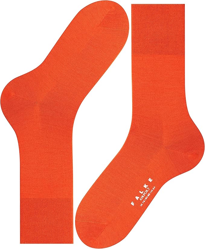 FALKE Men's Airport Dress Socks, Premium Merino Wool Cotton Blend, Sustainable Luxury, Eco-Friendly Business Casual, 1 Pair