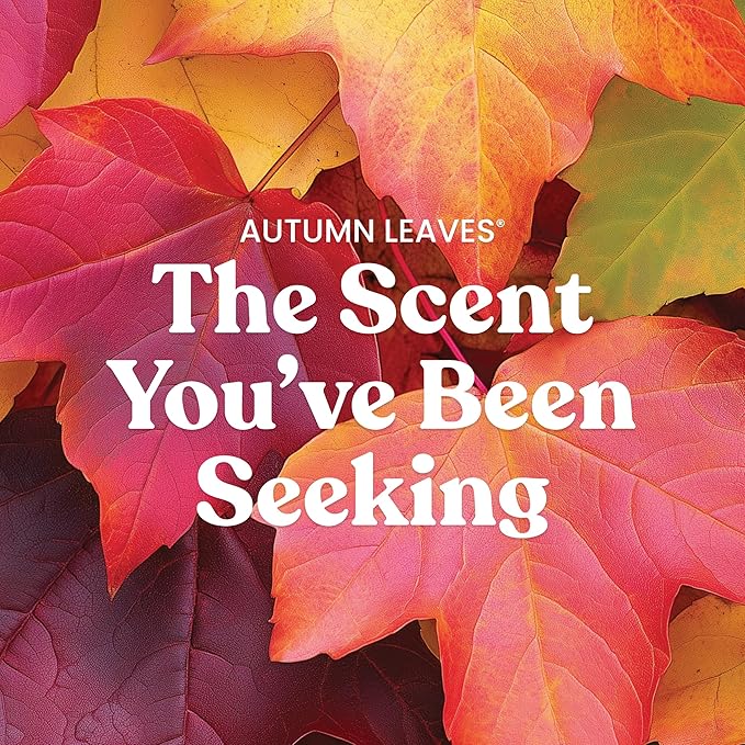 Yankee Candle Autumn Leaves, Fall Scented Candle, 22oz Large Jar with up to 150 Hour Burn Time