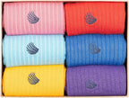 Men’s Dress and Trouser Socks – Premium Rayon Made From Bamboo, Crew Socks (6 pair + Gift box)