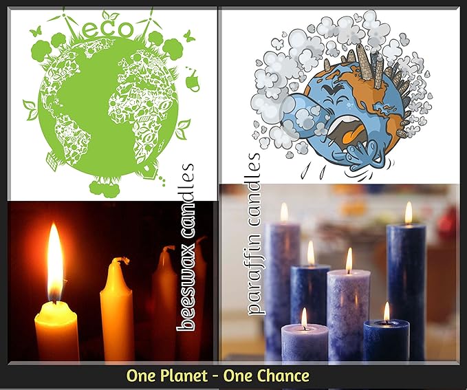 100% Pure Beeswax 15-Hour Votives Candles Organic Hand Made (3)