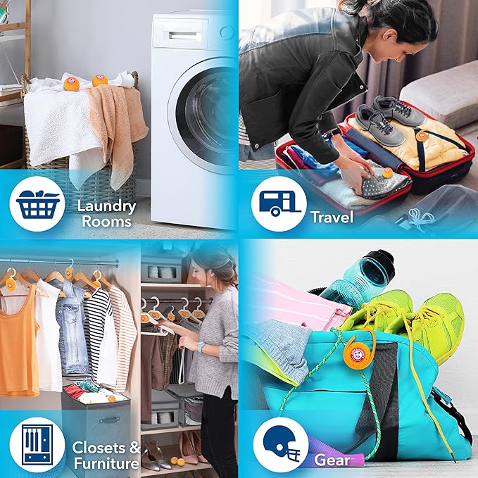 Arm & Hammer Odor Busterz Closet Mate, 4 Count Deodorizer