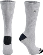 Bamboo Sports Premium Bamboo Crew Work Socks- Moisture Wicking, Odor Eliminating