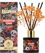 Airkeep Reed Diffuser Set,3.38 fl oz (100 ml) - Pumpkin Chai Oil Diffusers with 8 Reed Sticks, Home Fragrance Reed Diffuser for Bathroom Shelf Decor