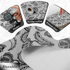 Drawer and Shelf Liner, Non-Slip Kitchen Cabinet Liners Non-Adhesive Thick Strong Grip Waterproof Washable Mats Protect Dresser Shelves Cupboard Bathroom Cabinets, Boho: Floral, 12 in X 20 FT