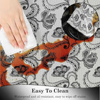 Drawer and Shelf Liner, Non-Slip Kitchen Cabinet Liners Non-Adhesive Thick Strong Grip Waterproof Washable Mats Protect Dresser Shelves Cupboard Bathroom Cabinets, Boho: Floral, 12 in X 20 FT