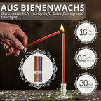 Danilovo Smudging Kit – 5 Palo Santo Sticks, 1 White Sage Smudge Stick and 50 pcs Chakra Colors Beeswax Taper Candles Set for Meditation, Cleansing, and Spiritual Practices