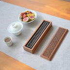 Incense Holder Burner, Coffin Incense Box Holder for Sticks,Wooden Incense-Stick Holder&Ash Catcher for Meditation/Yoga Room/Bedroom/studyroom/Office (Incense Holder Box)