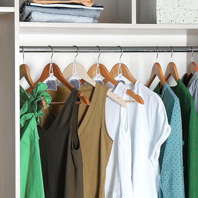 French Lavender Sachets for Drawers and Closets Fresh Scents, Set of 36, Home Fragrance Sachet for Closets and Drawers, White, LV-C-36-2