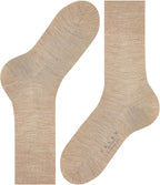 FALKE Men's Airport Dress Socks, Premium Merino Wool Cotton Blend, Sustainable Luxury, Eco-Friendly Business Casual, 1 Pair