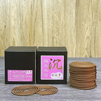 SZ ShinZuo Agarwood Incense Coils (3-3.5hrs, 48pcs) - Taiwan Incense Style- Basic Agarwood Level, for Religious Practices, Meditation, Yoga, Prayer. Daily Use (4)