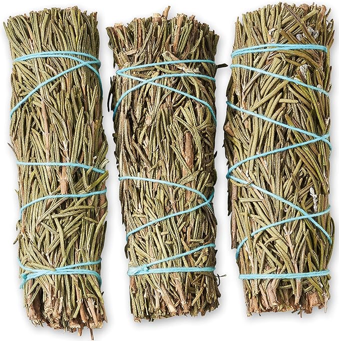 Rosemary Smudge Sticks 4 Inch | Rosemary Sage Smudging Wands | Wholesale Sage Bulk Sage Kit | Salvia Blanca para Limpiar | Sustainably Sourced California Sage