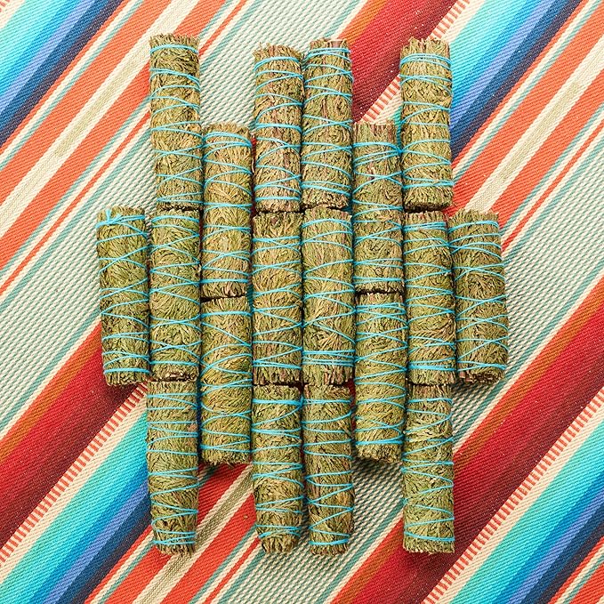 Cedar Smudge Sticks 4 Inch | Cedar Sage Smudging Wands | Wholesale Sage Bulk Sage Kit | Salvia Blanca para Limpiar | Sustainably Sourced California Sage