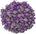 Bag of 100 Sachets Dried Lavender Flower Lavender Sachets for Drawers and Closets, LV-B-4