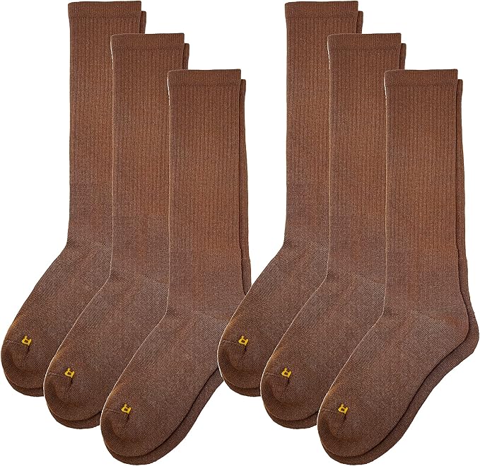 Coyote Brown Moisture Wicking, Breathable Over The Calf Foot Socks | Quick Dry Boot Socks | Made in USA